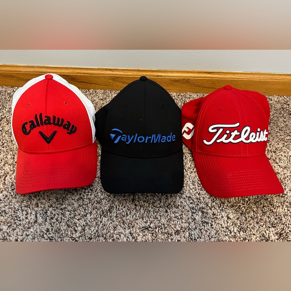 Men’s golf hats (new)